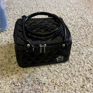 Black makeup bag